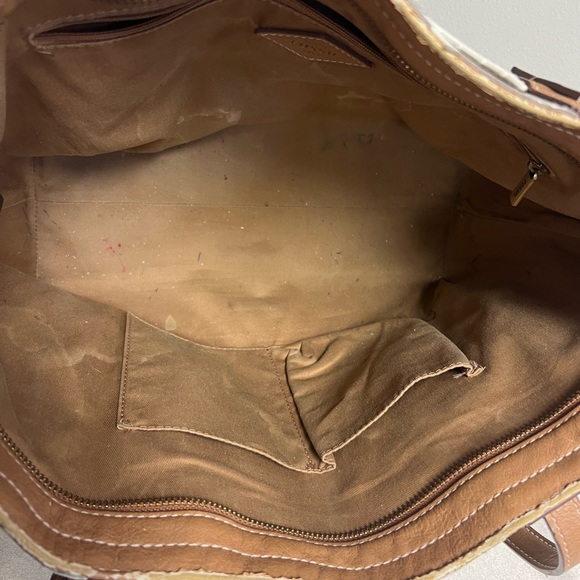 Fossil Emma Tote Bag Grey, Cream, Beige - Picture 6 of 8